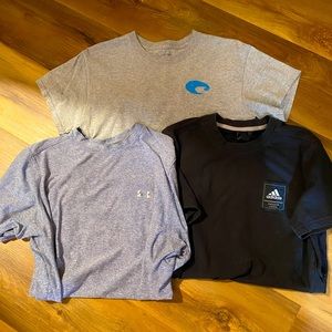 Men size small athletic shirt lot
